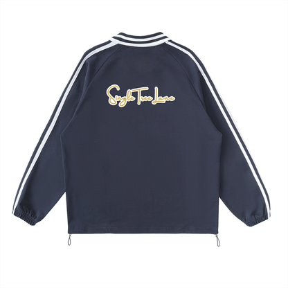 Spoiled &amp;  Entitled™ + STL Contrast Striped Collar Sweatshirt
