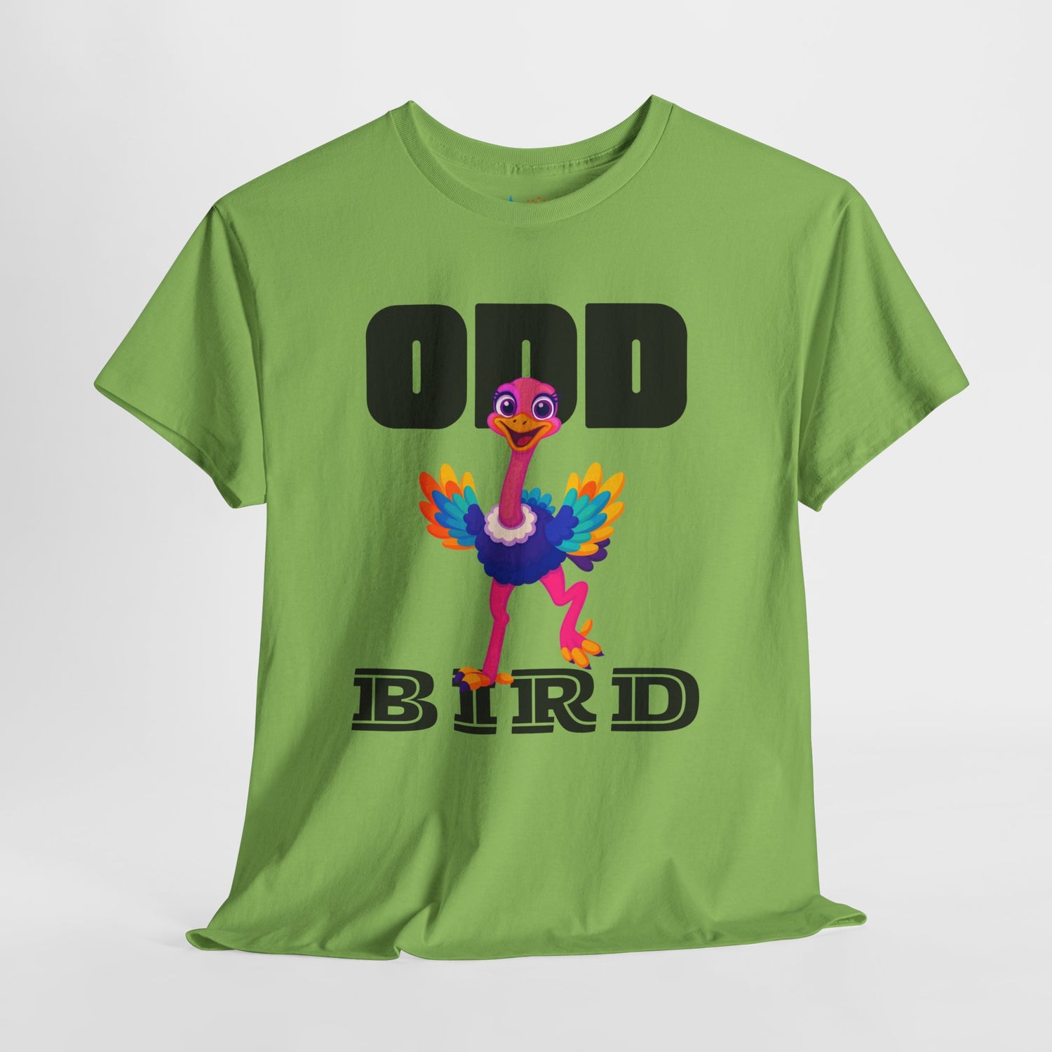 Colorful Odd Bird Heavyweight Unisex Tee