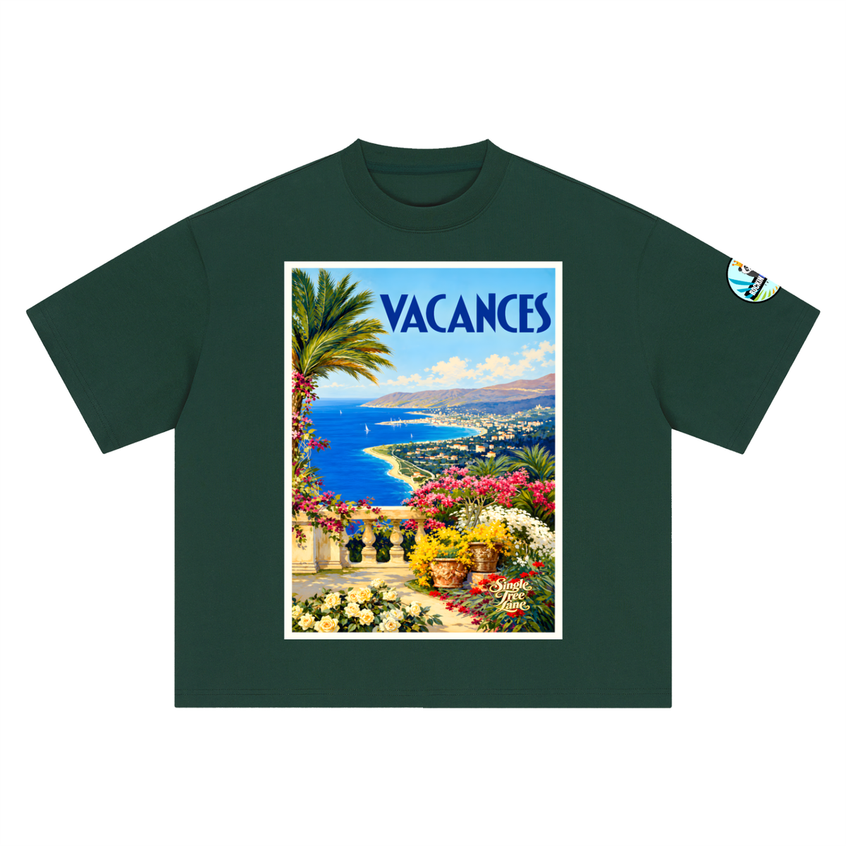 Vacances en Provence Boxy Oversized Unisex T-Shirt