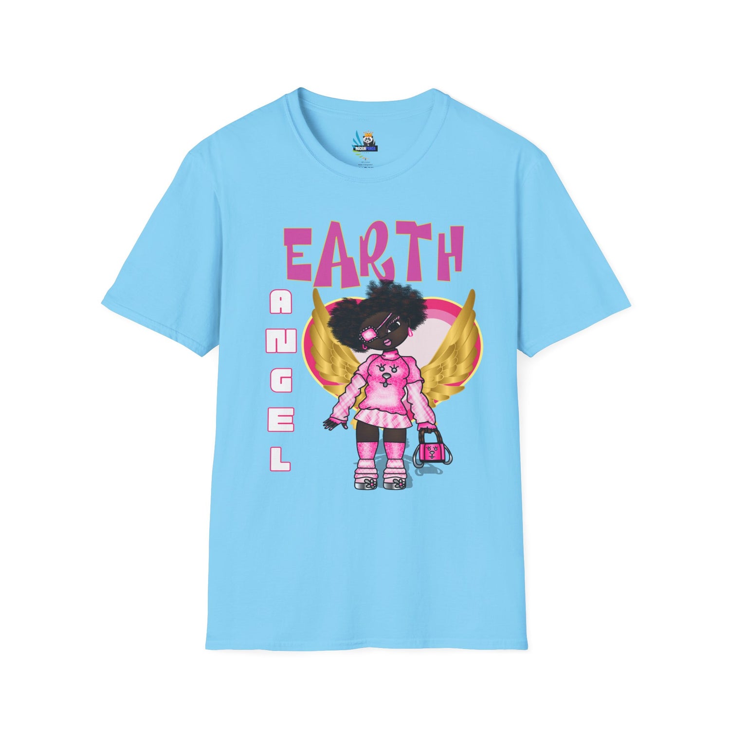 Earth Angel Natural Hair Unisex Softstyle T-Shirt