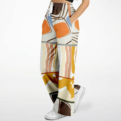 Concrete Jungle Eco-Poly Abstract Eco-Poly Geo Wide Leg Pants
