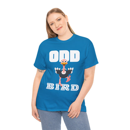 Plain Odd Bird Ostrich Heavyweight Unisex Tee
