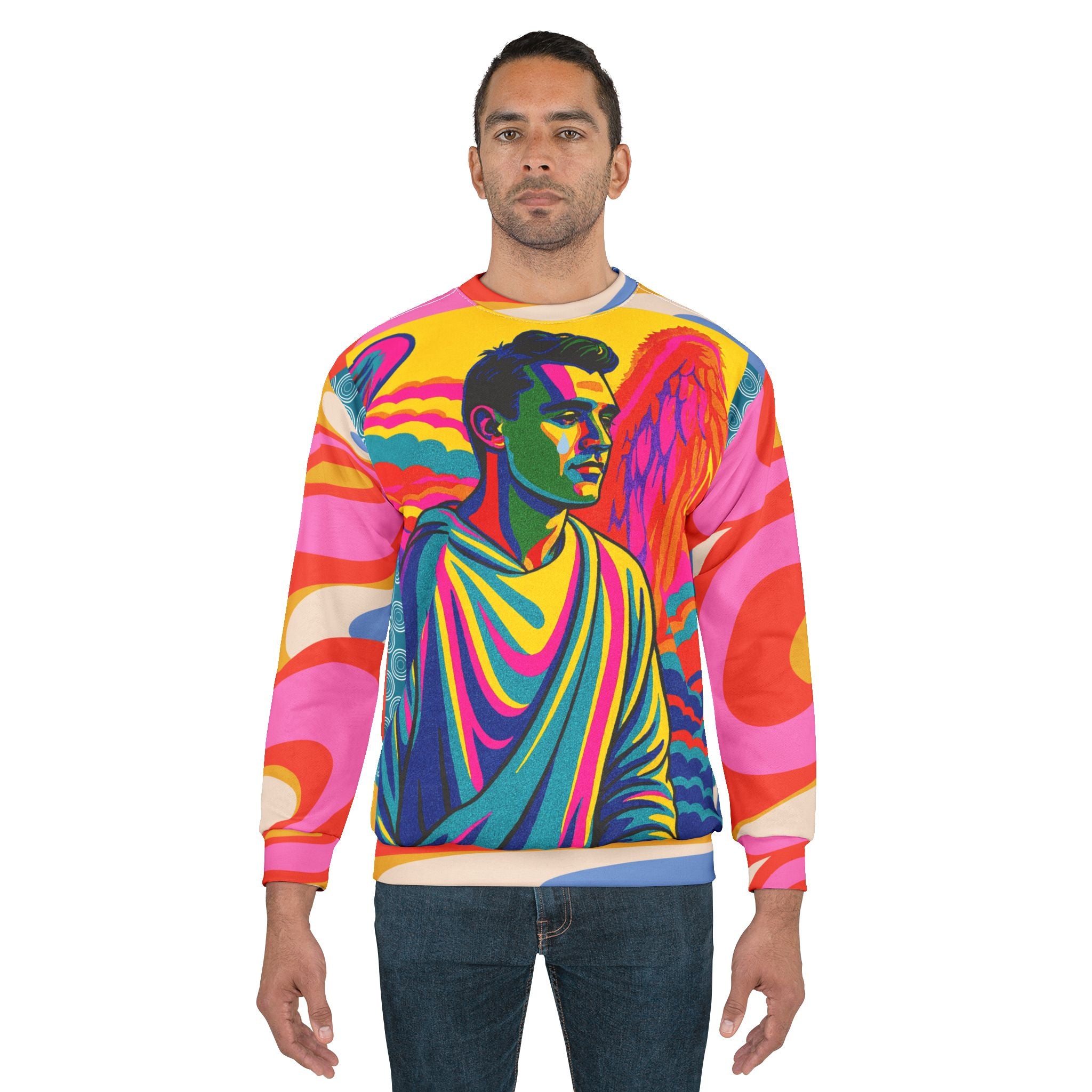 Tears of an Angel in Vibrant Technicolor Unisex Sweatshirt (Gold Label)