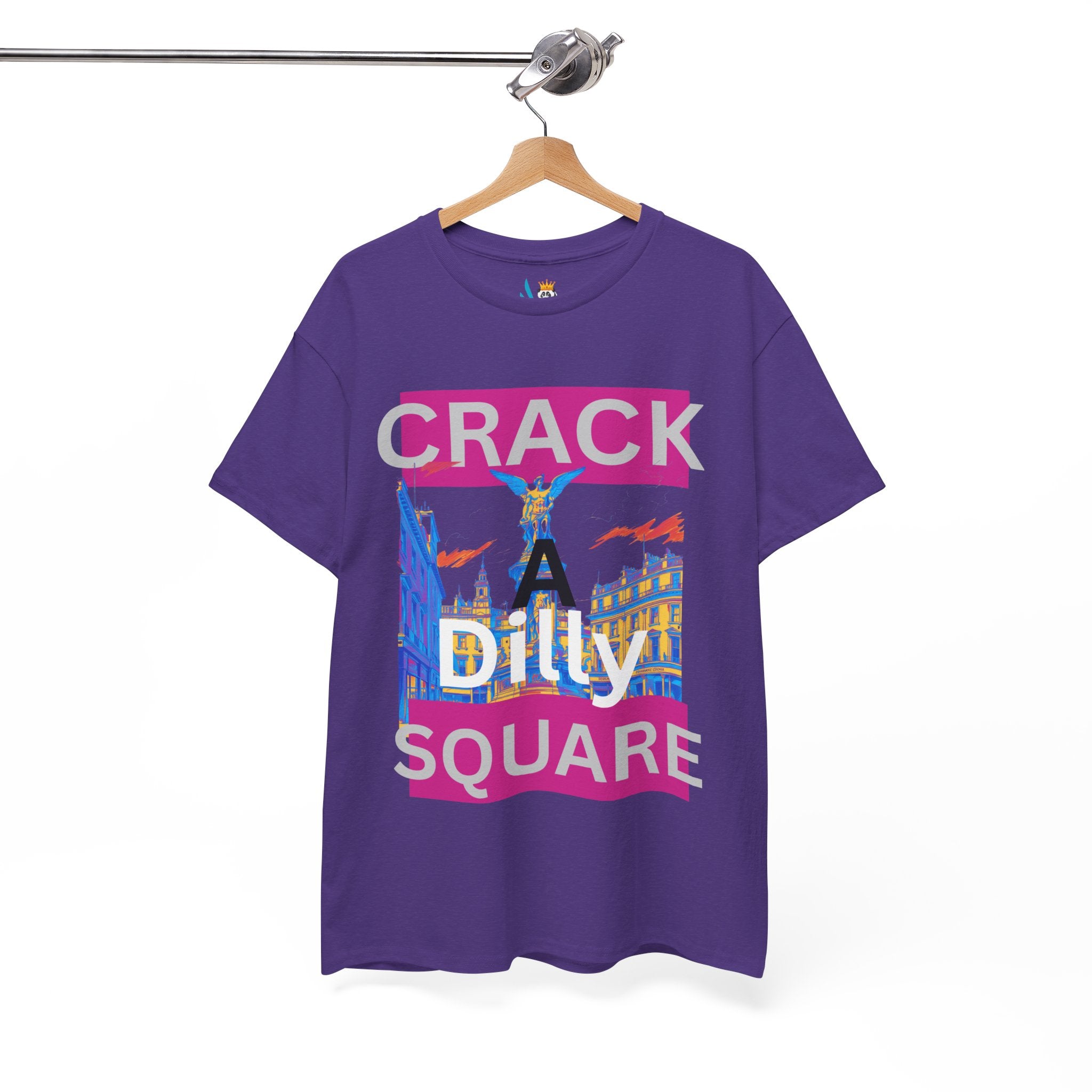 Crack-a-Dilly Square London United Kingdom Funny Heavyweight Tee