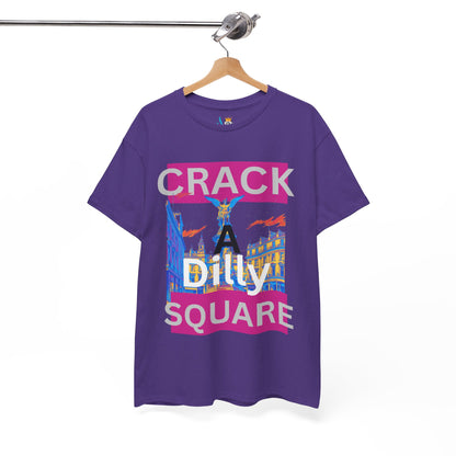 Crack-a-Dilly Square London United Kingdom Funny Heavyweight Tee