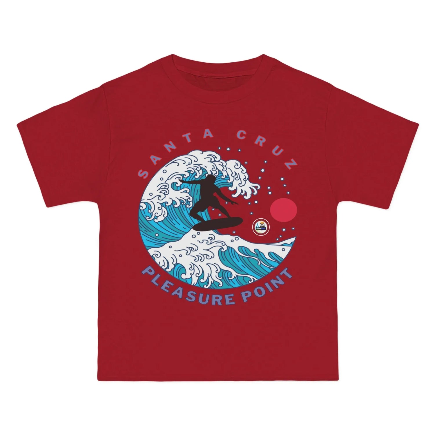 Surf Pleasure Point Santa Cruz Big Waves Heavyweight Tee