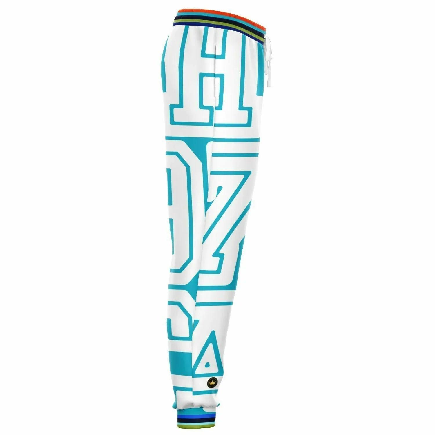 THS 1976 CA Monogram in Blue Duo Eco-Poly Unisex Joggers Subliminator
