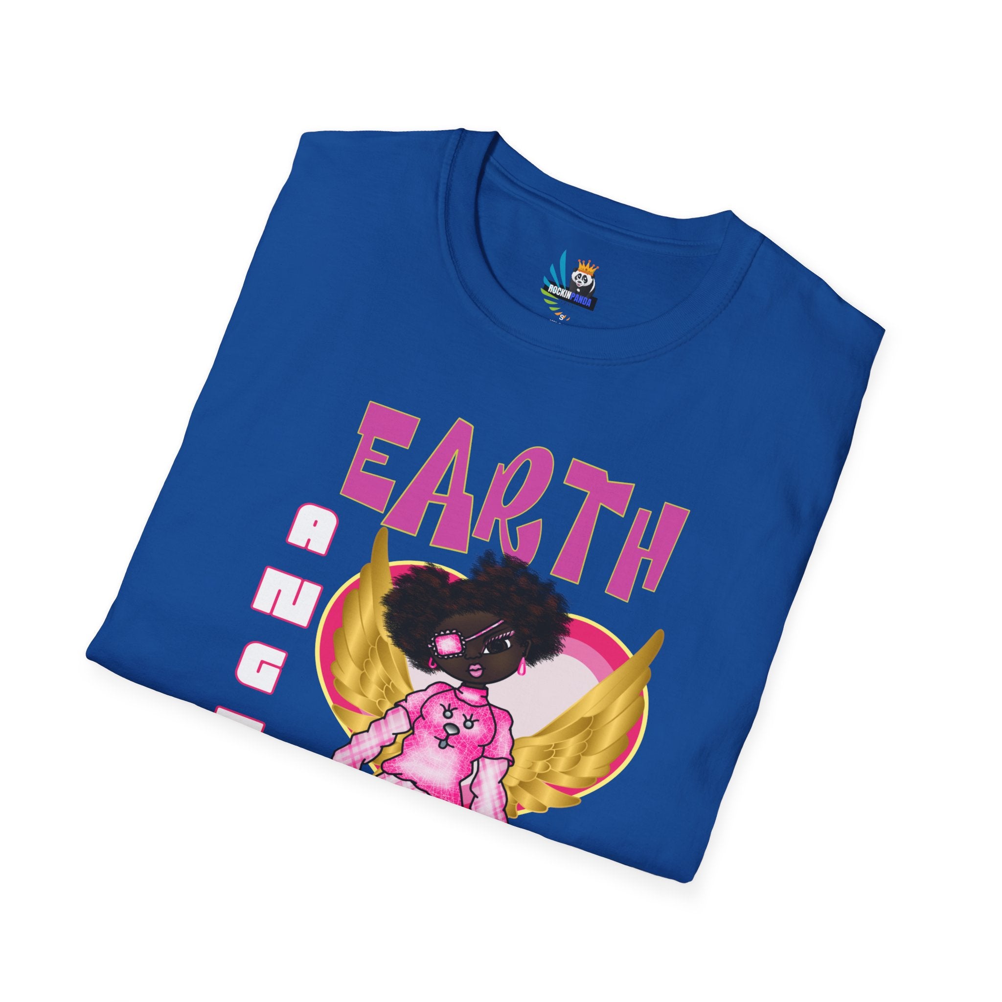 Earth Angel Natural Hair Unisex Softstyle T-Shirt