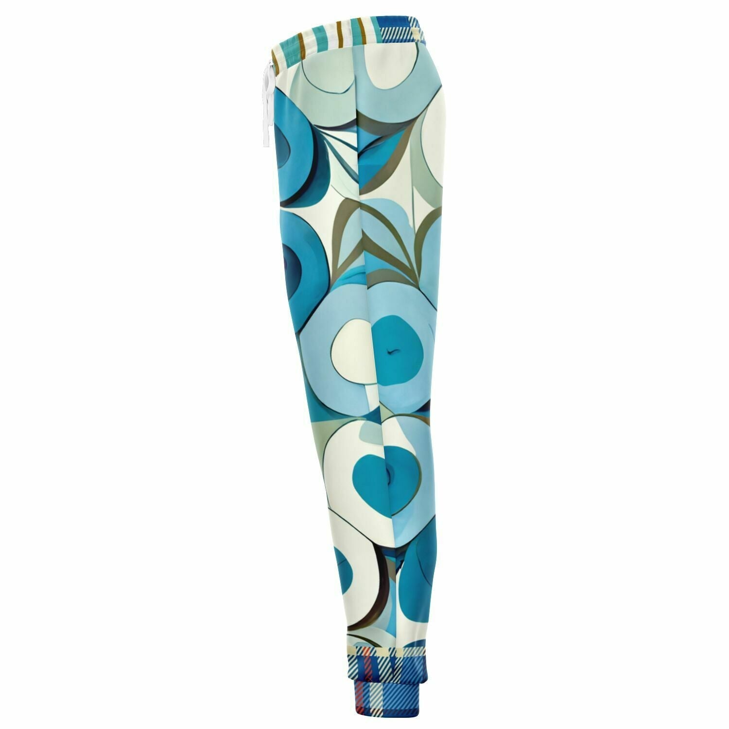 Blue Scenes in Oval Eco-Poly Unisex Joggers