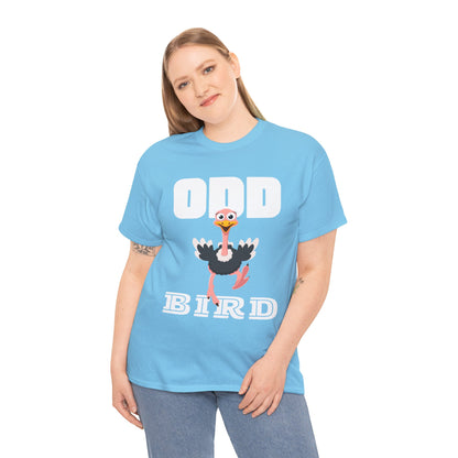 Plain Odd Bird Ostrich Heavyweight Unisex Tee