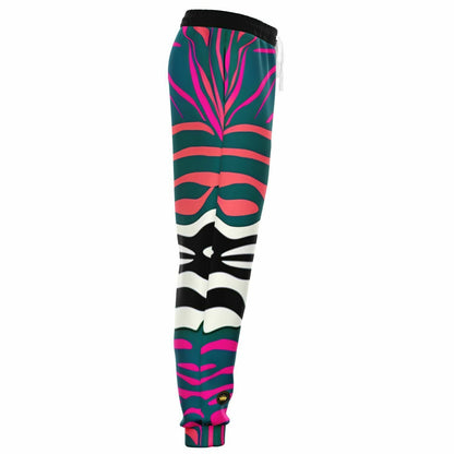 Electrified Zebra Eco-Poly Unisex Joggers