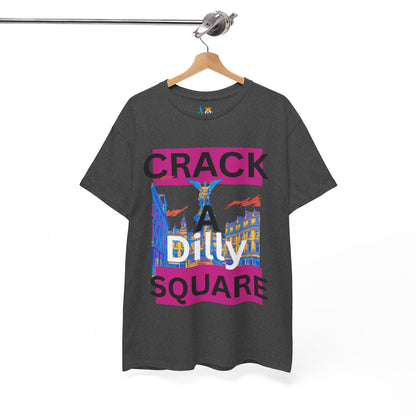 Crack-a-Dilly Square London United Kingdom Funny Heavyweight Tee