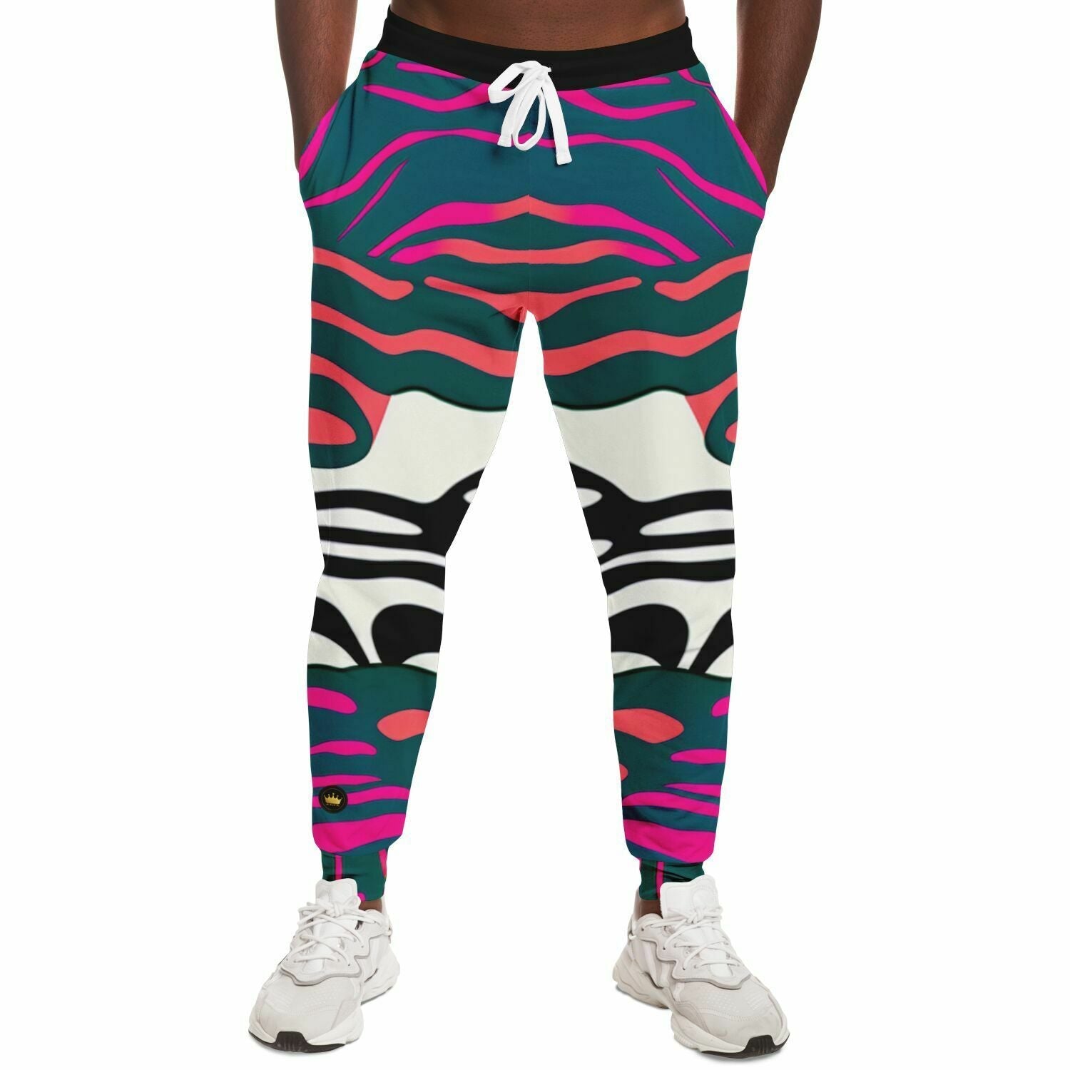 Electrified Zebra Eco-Poly Unisex Joggers