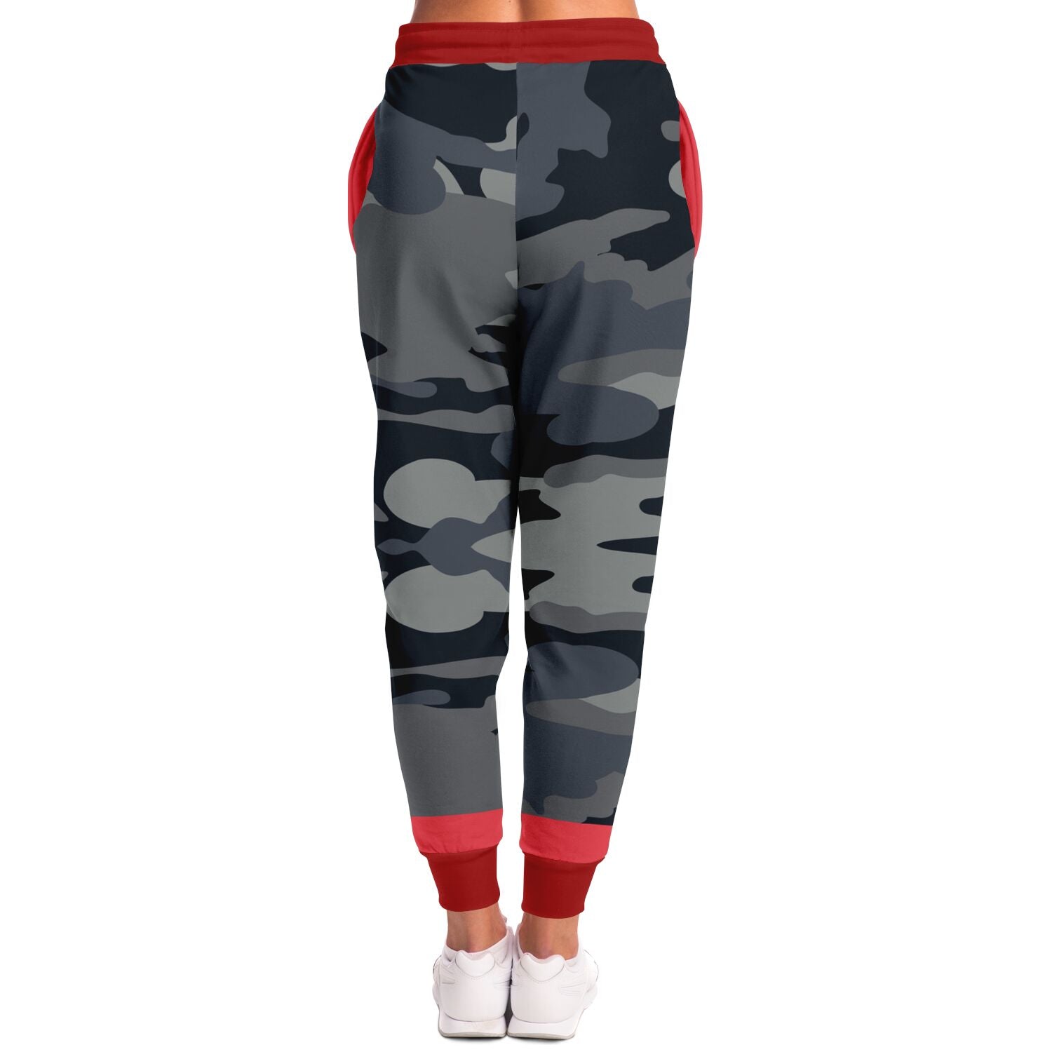 Black Dusk on Fire Eco-Poly Camo Unisex Joggers