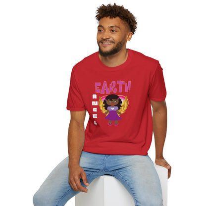 Earth Angel Black Girl Magic Unisex Softstyle T-Shirt