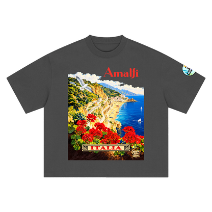 Amalfi in Springtime Boxy Oversized Unisex T-Shirt