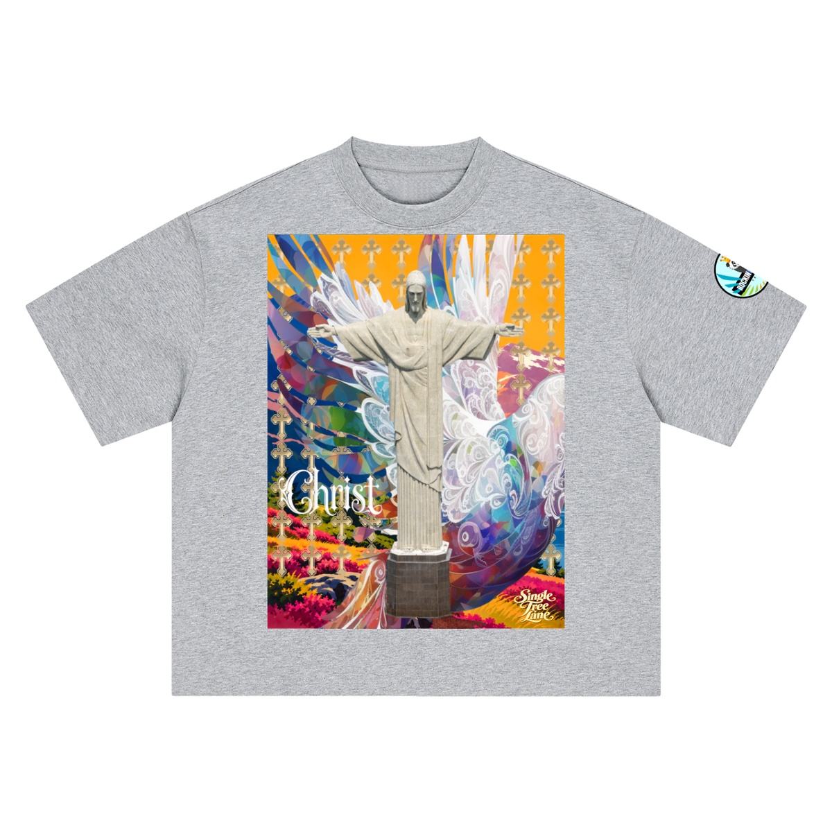 Christ the Redeemer Boxy Oversized Unisex T-Shirt