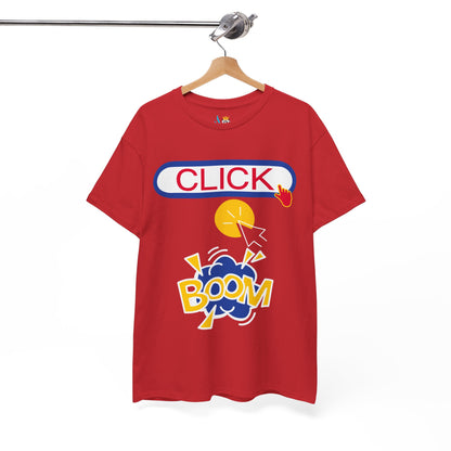 Click Click Boom Heavyweight Unisex Tee