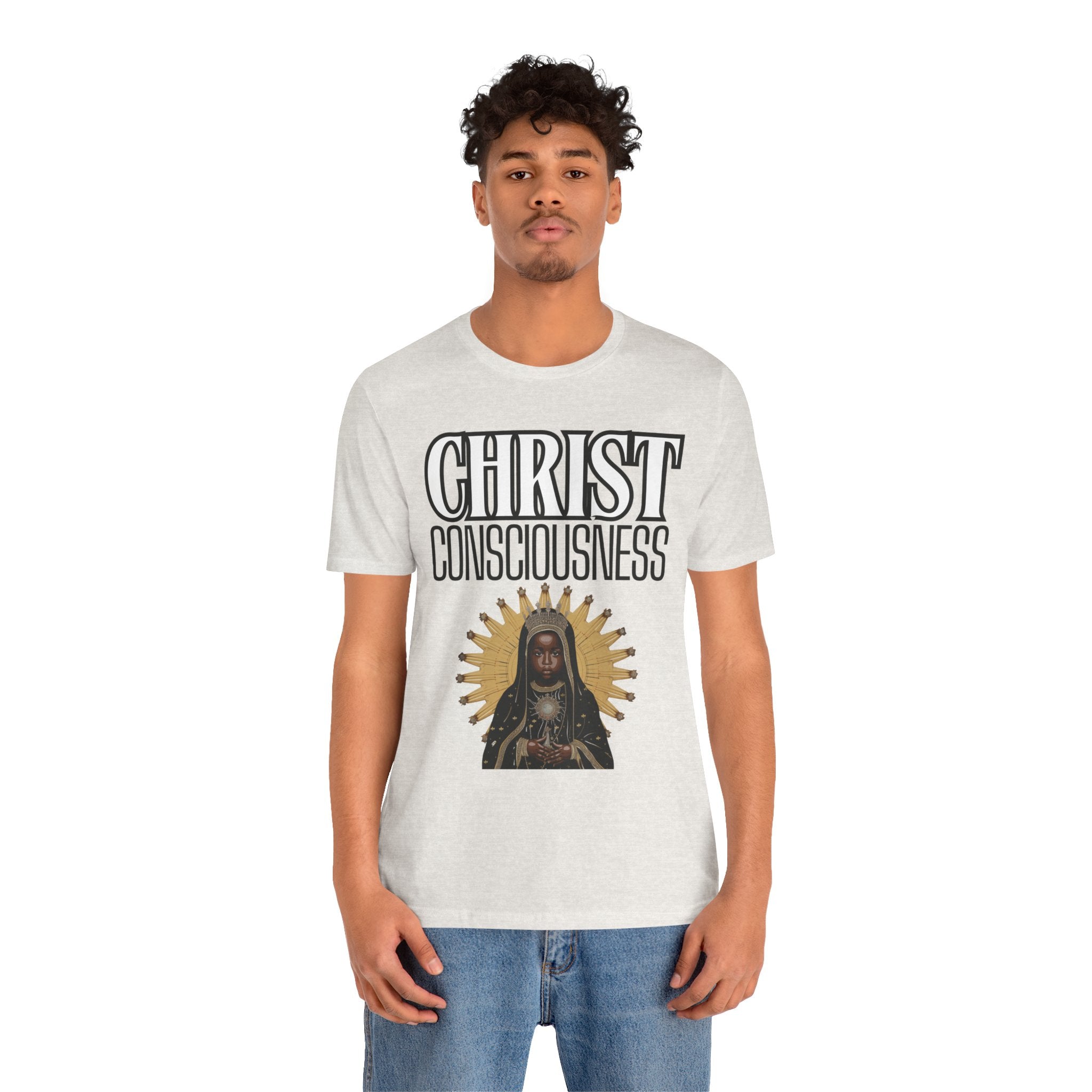 Christ Consciousness - Black Baby Jesus Short Sleeve Unisex Tee
