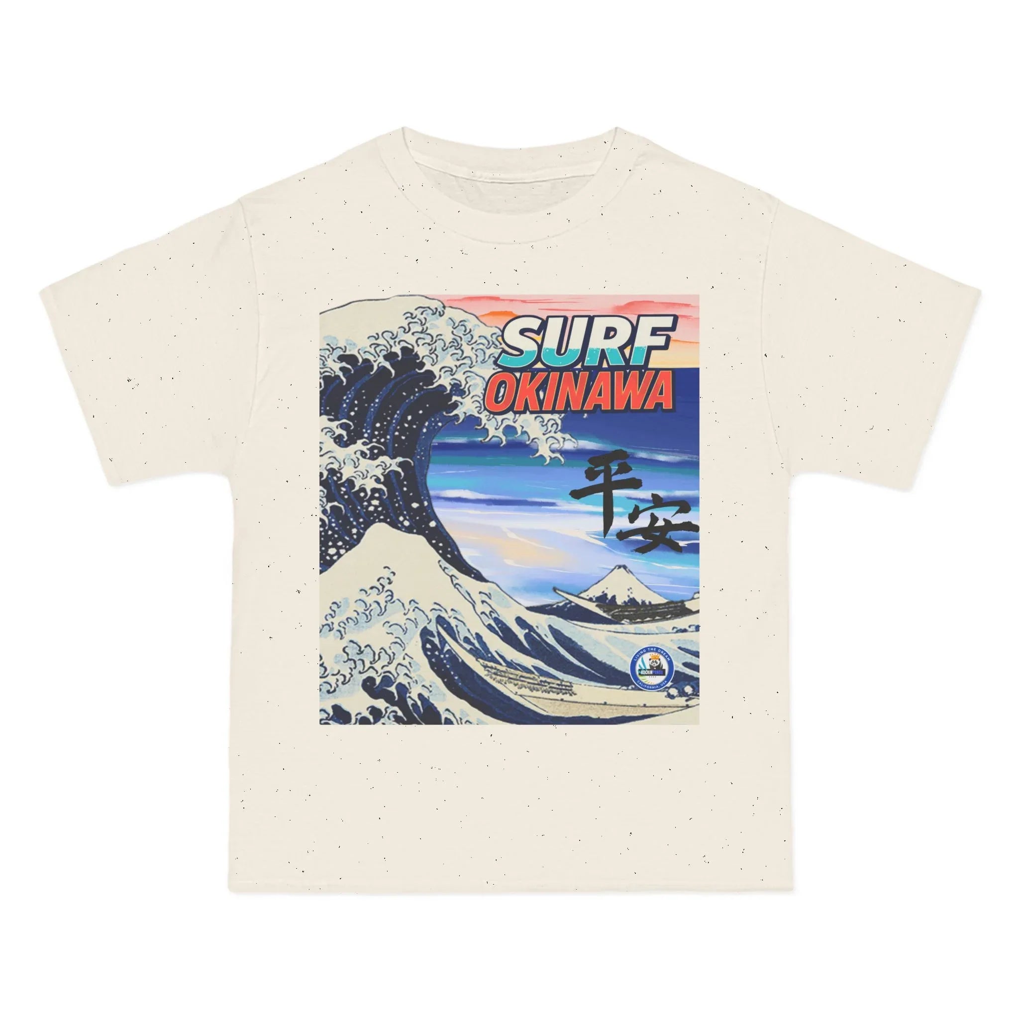 Surf Okinawa in Peace &amp; Tranquility Heavyweight Tee
