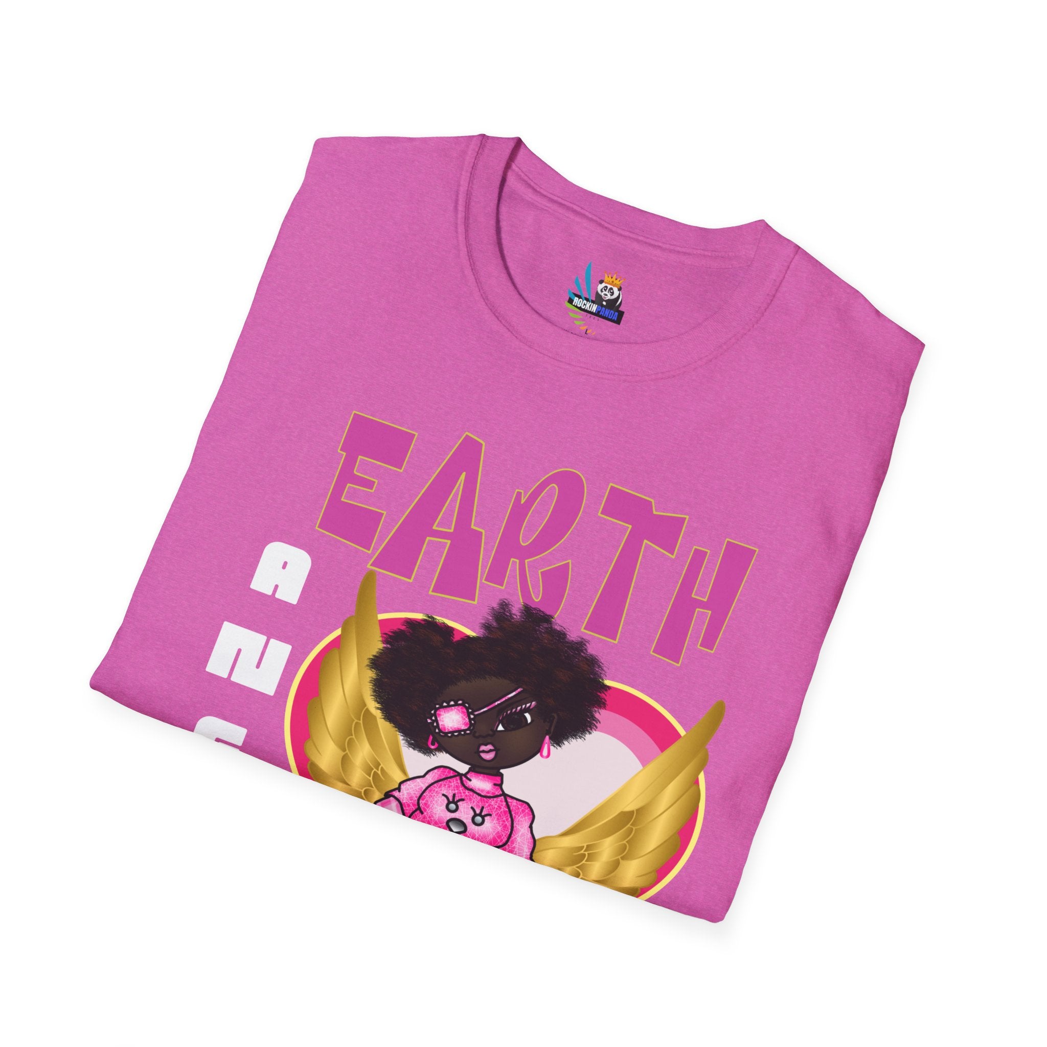 Earth Angel Natural Hair Unisex Softstyle T-Shirt