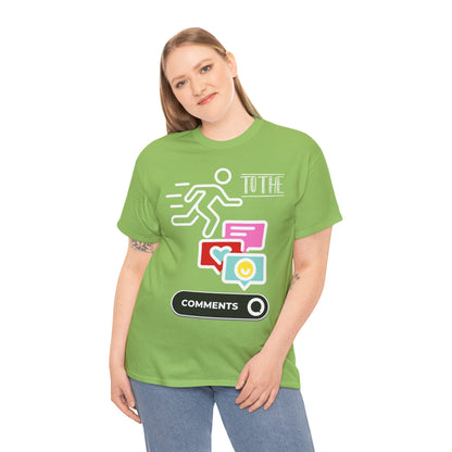 Straight to the Comments Heavyweight Unisex Tee