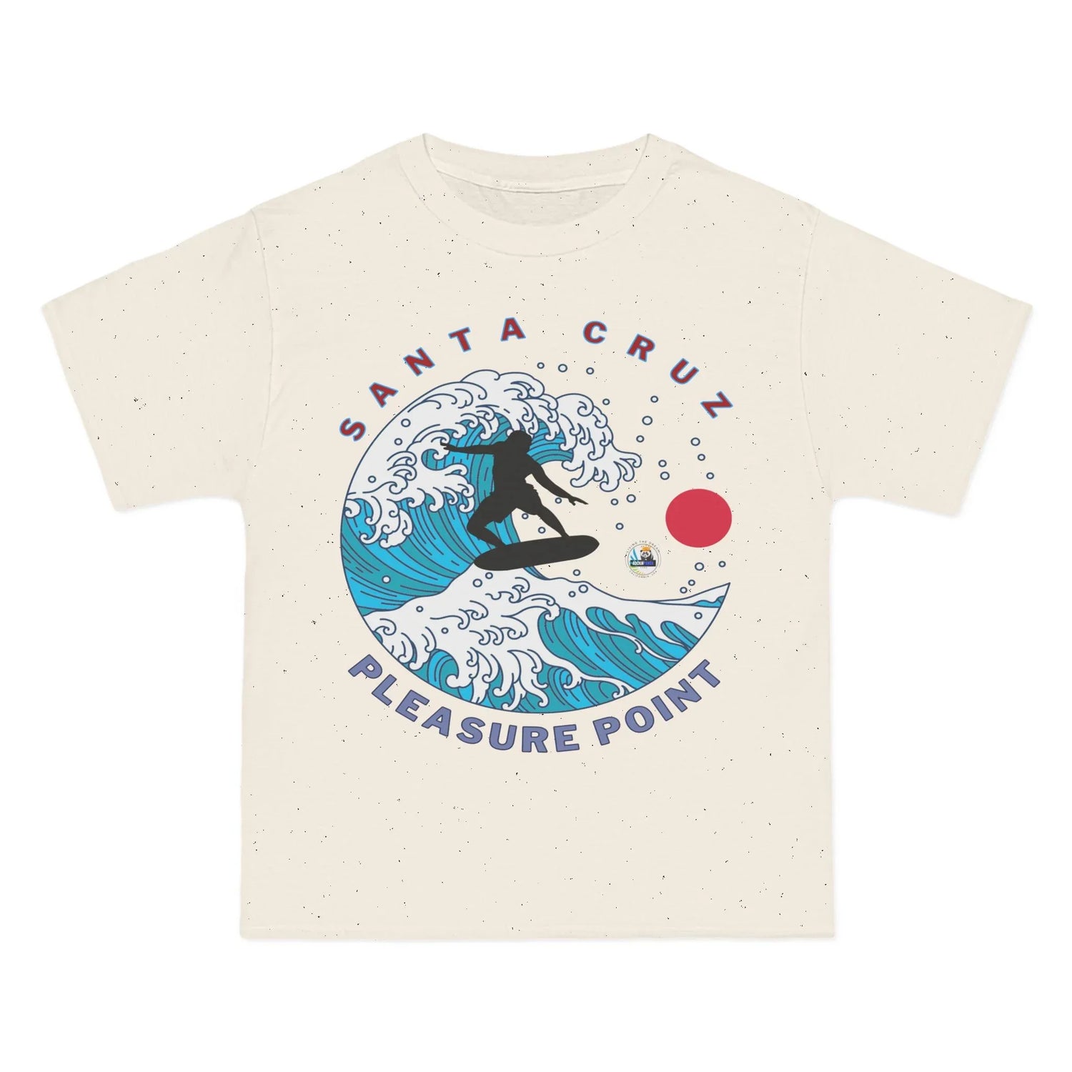 Surf Pleasure Point Santa Cruz Big Waves Heavyweight Tee
