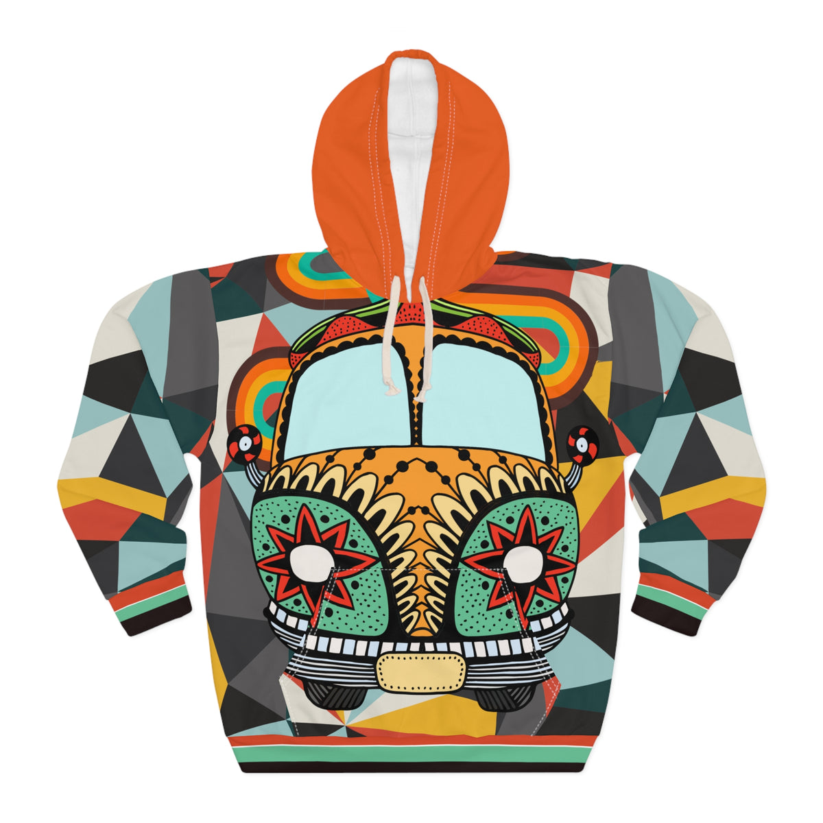 My Retro Jalopy 70s Style Unisex Hoodie (Gold Label)