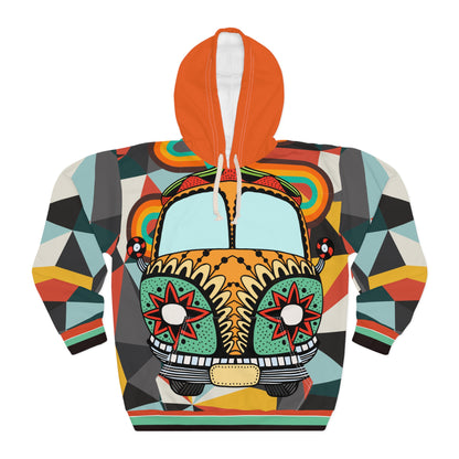 My Retro Jalopy 70s Style Unisex Hoodie (Gold Label)