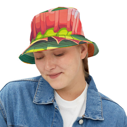 The Venus Fly Trap Vibrant Bucket Hat