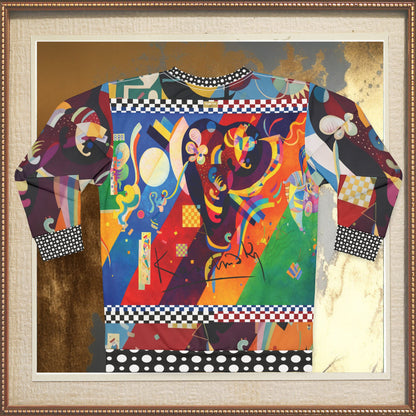 Composition in Nines - Kandinsky Unisex Sweatshirt (Gold Label)