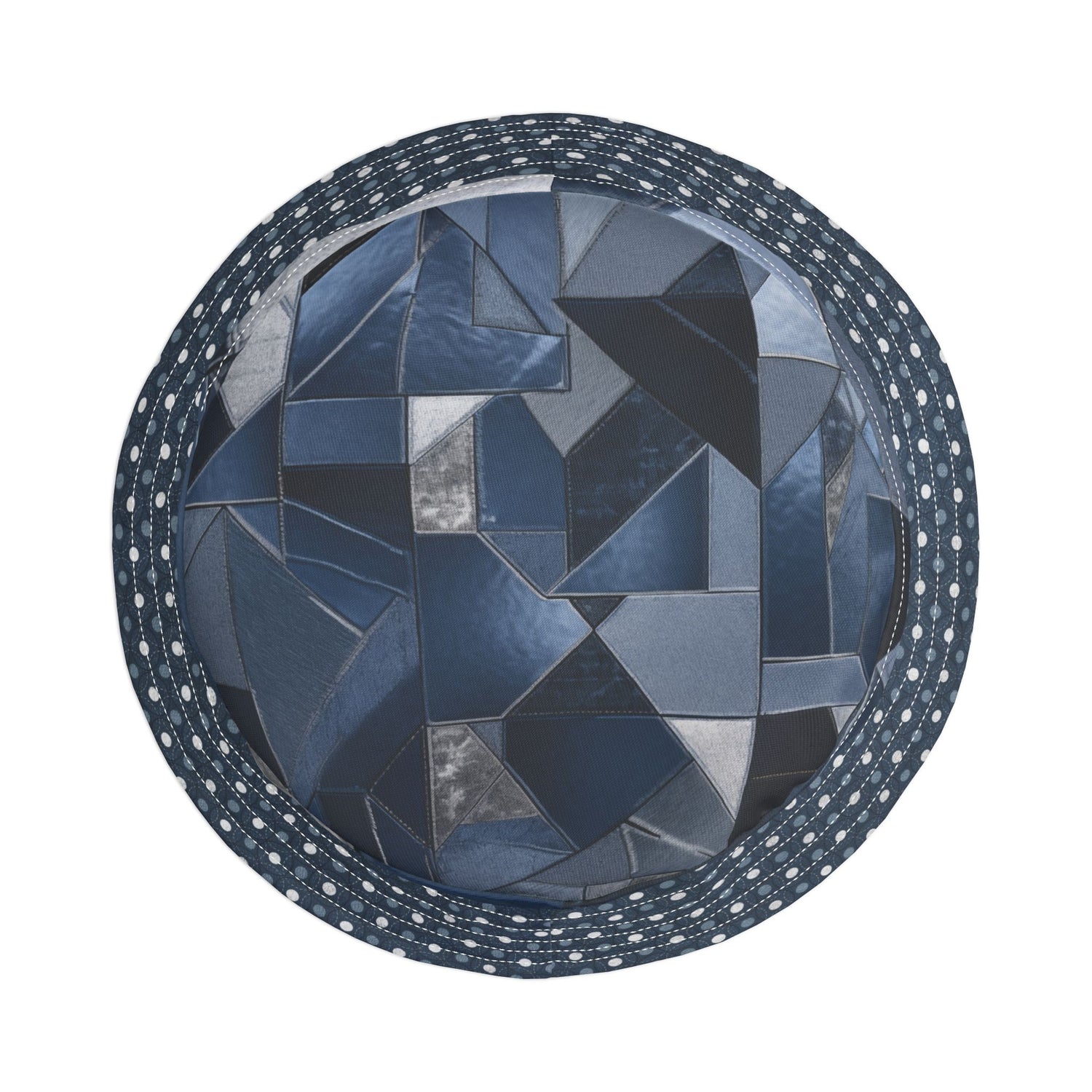 Dotted Indigo Kaleidoscope Vibrant Bucket Hat
