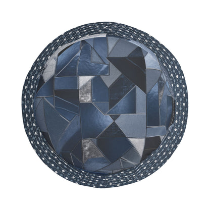 Dotted Indigo Kaleidoscope Vibrant Bucket Hat
