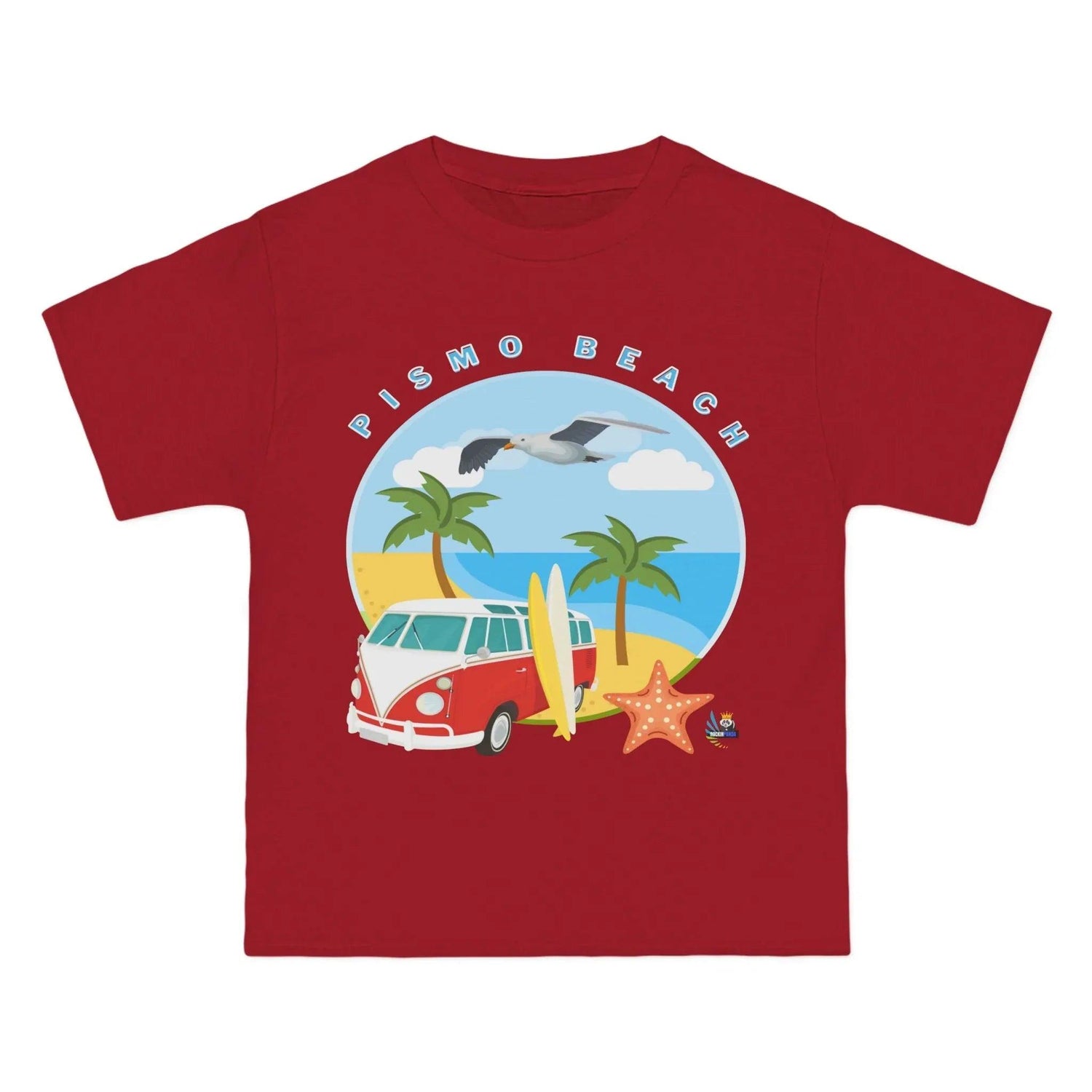 Surf Pismo Beach California Heavyweight Tee