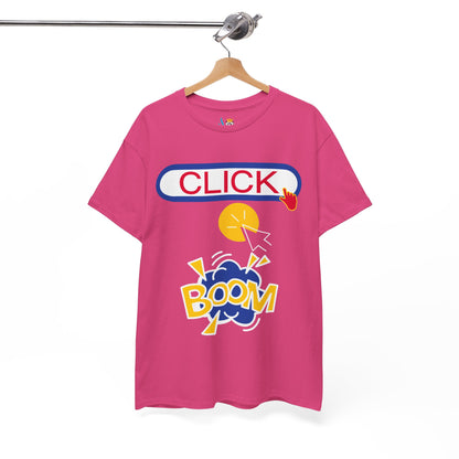 Click Click Boom Heavyweight Unisex Tee