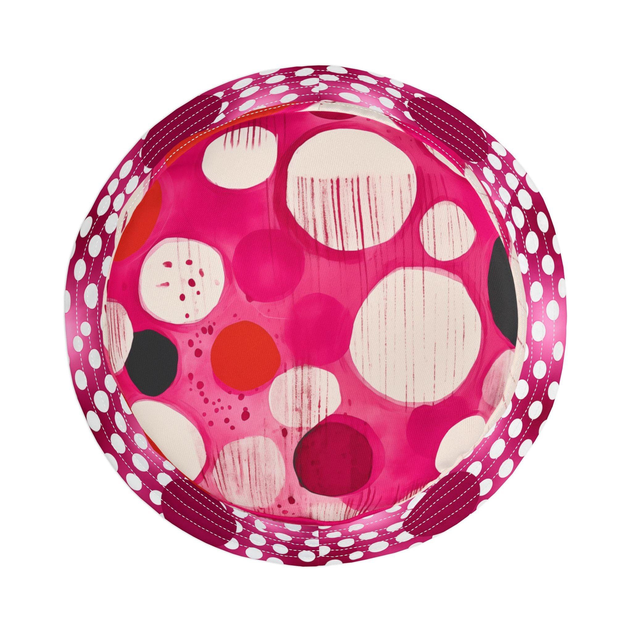 Give Me Strength in Abstract Polka Dot Vibrant Bucket Hat