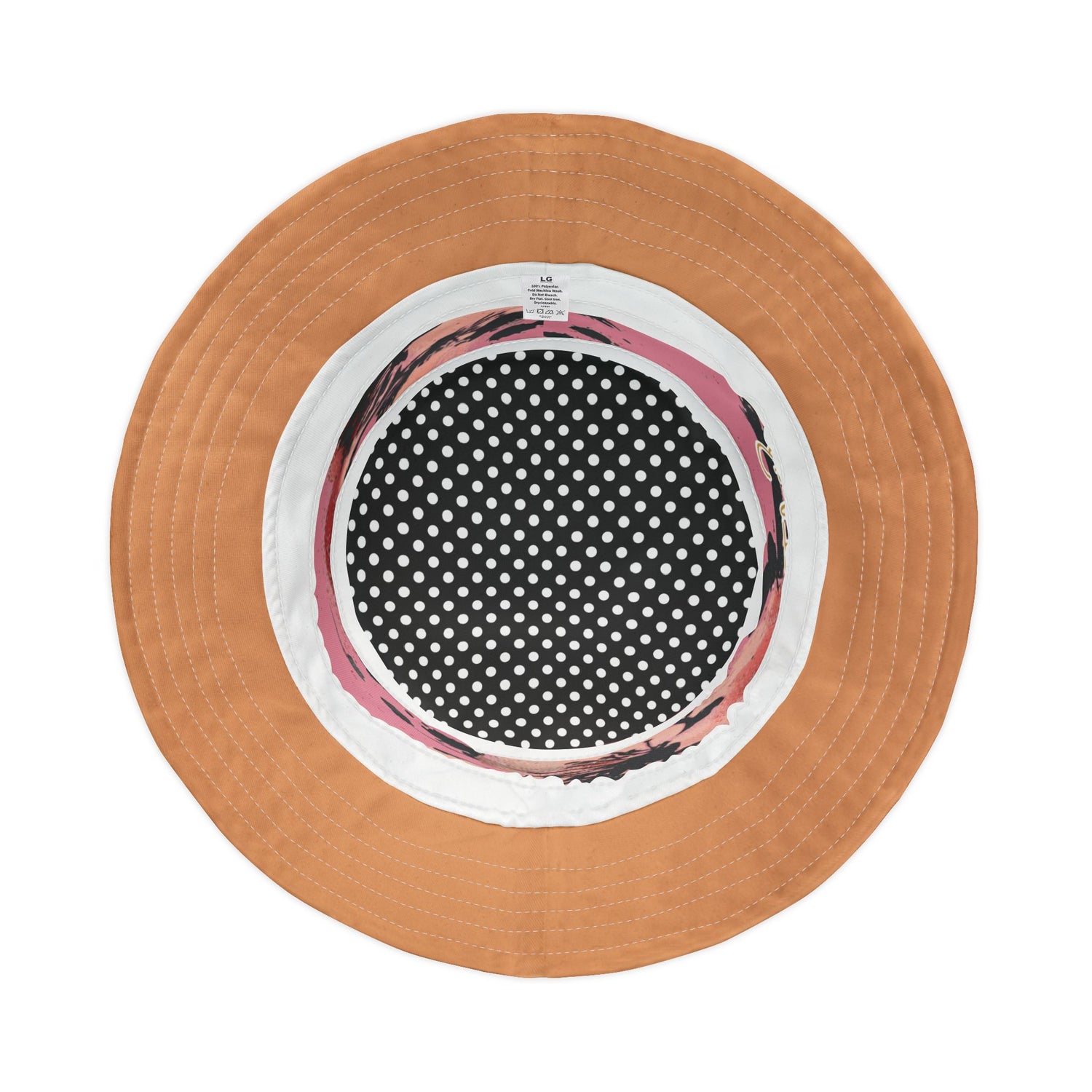 Pink Blush Asian Floral Vibrant Bucket Hat