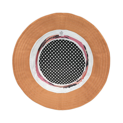 Pink Blush Asian Floral Vibrant Bucket Hat