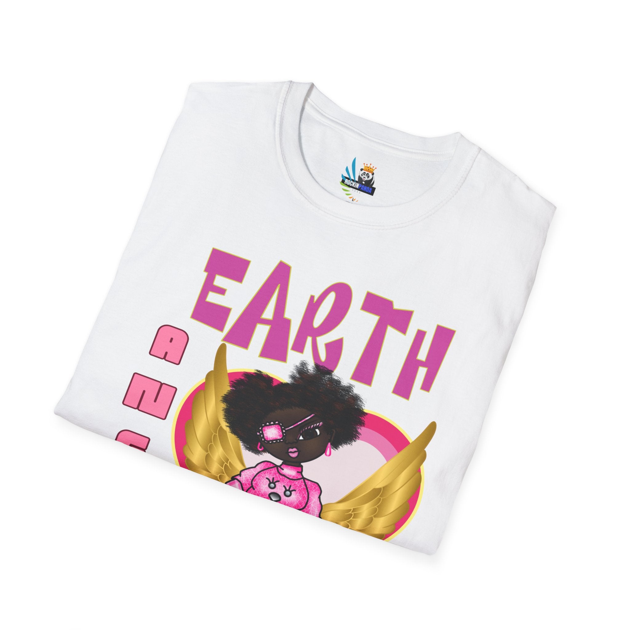 Earth Angel Natural Hair Unisex Softstyle T-Shirt