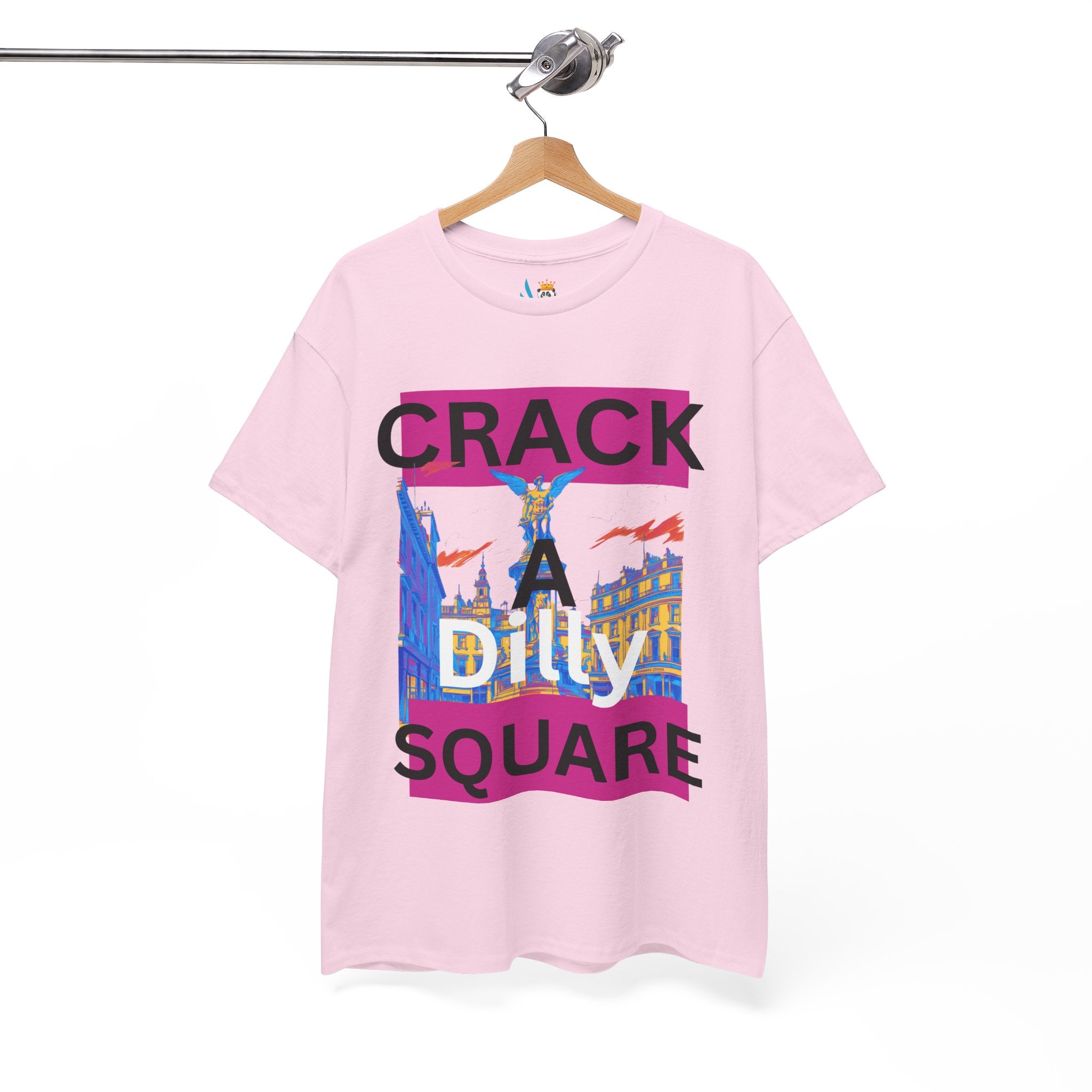 Crack-a-Dilly Square London United Kingdom Funny Heavyweight Tee