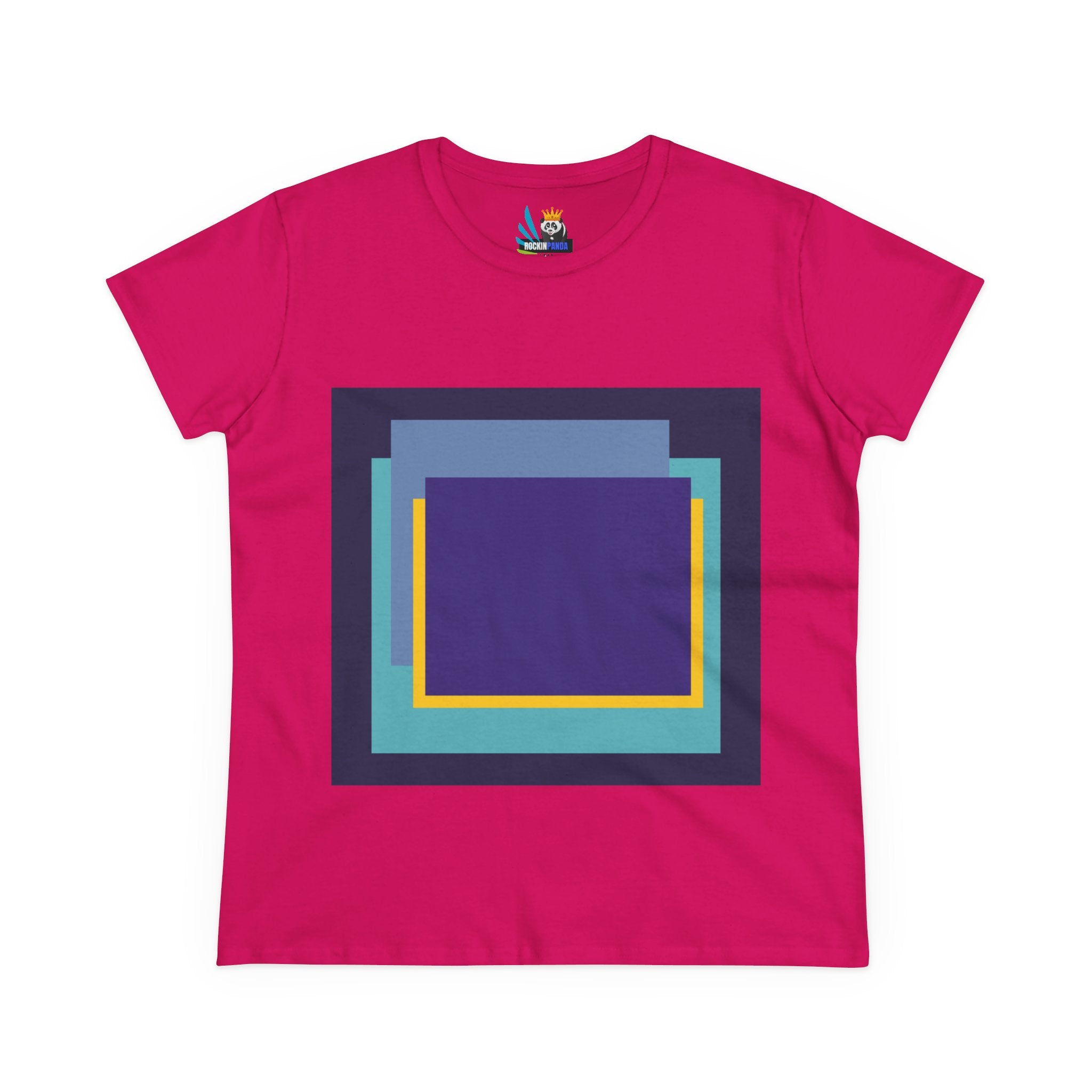 My Life in Purple Squares Cubed Contemporary Art Design Women&