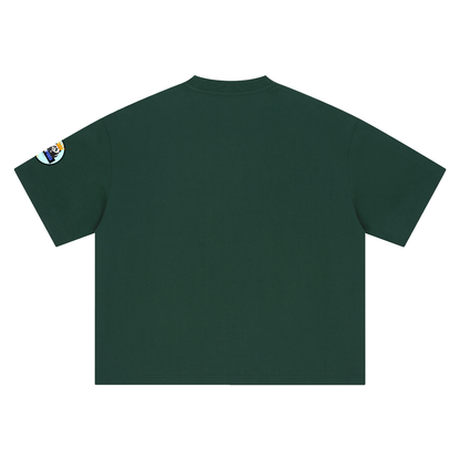 Peace &amp; Tranquility Elephant Boxy Oversized Unisex T-Shirt