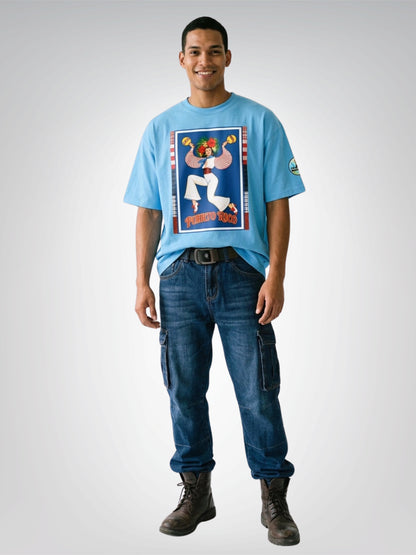 Spirit of Puerto Rico - Maracas Girl Boxy Oversized Unisex T-Shirt