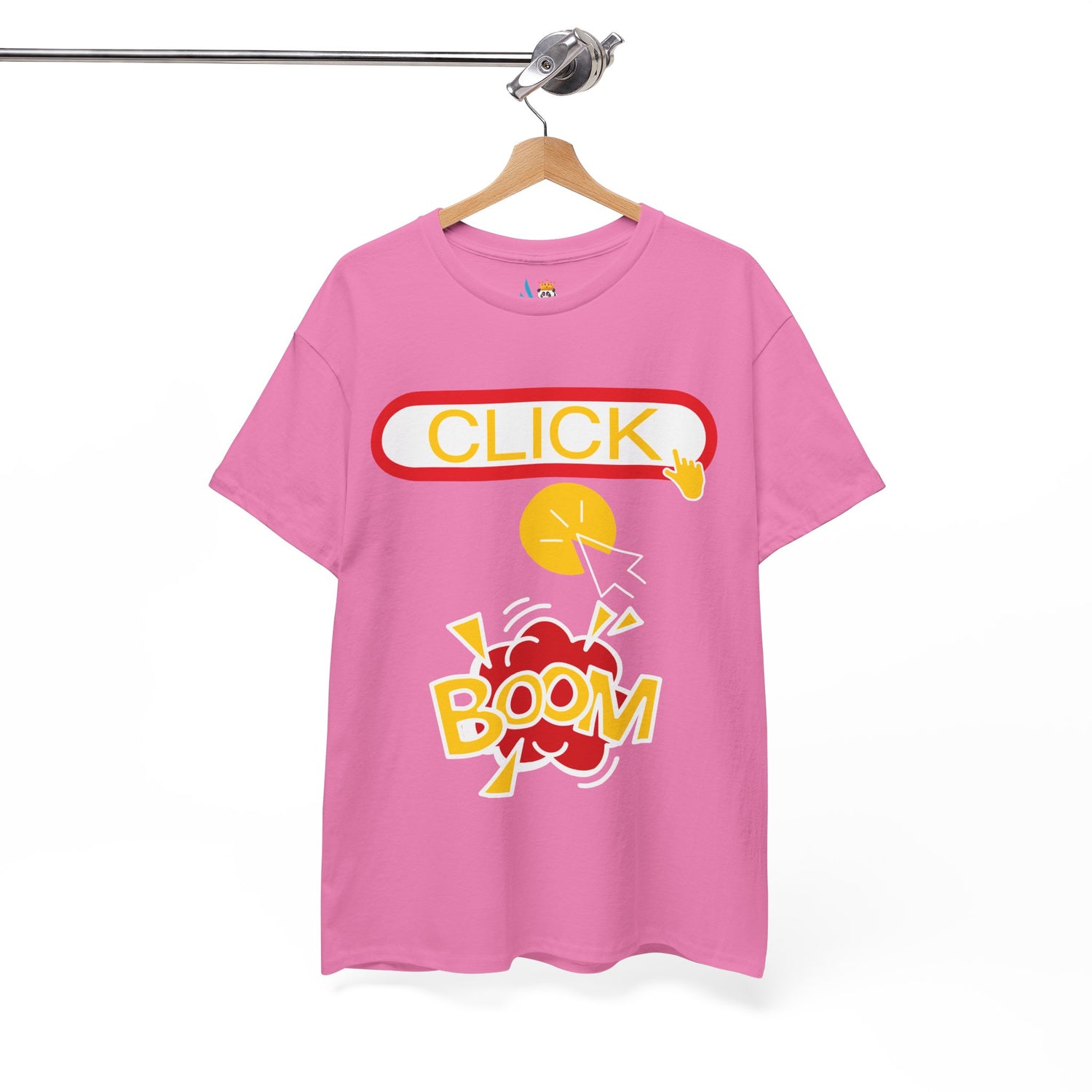 Click Click Boom Heavyweight Unisex Tee