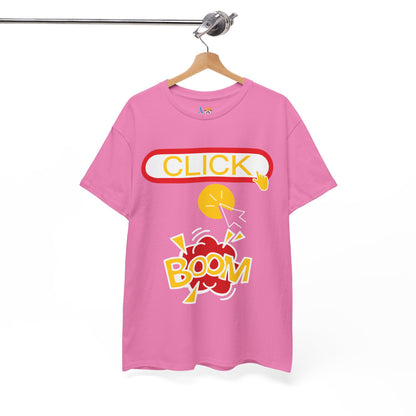 Click Click Boom Heavyweight Unisex Tee