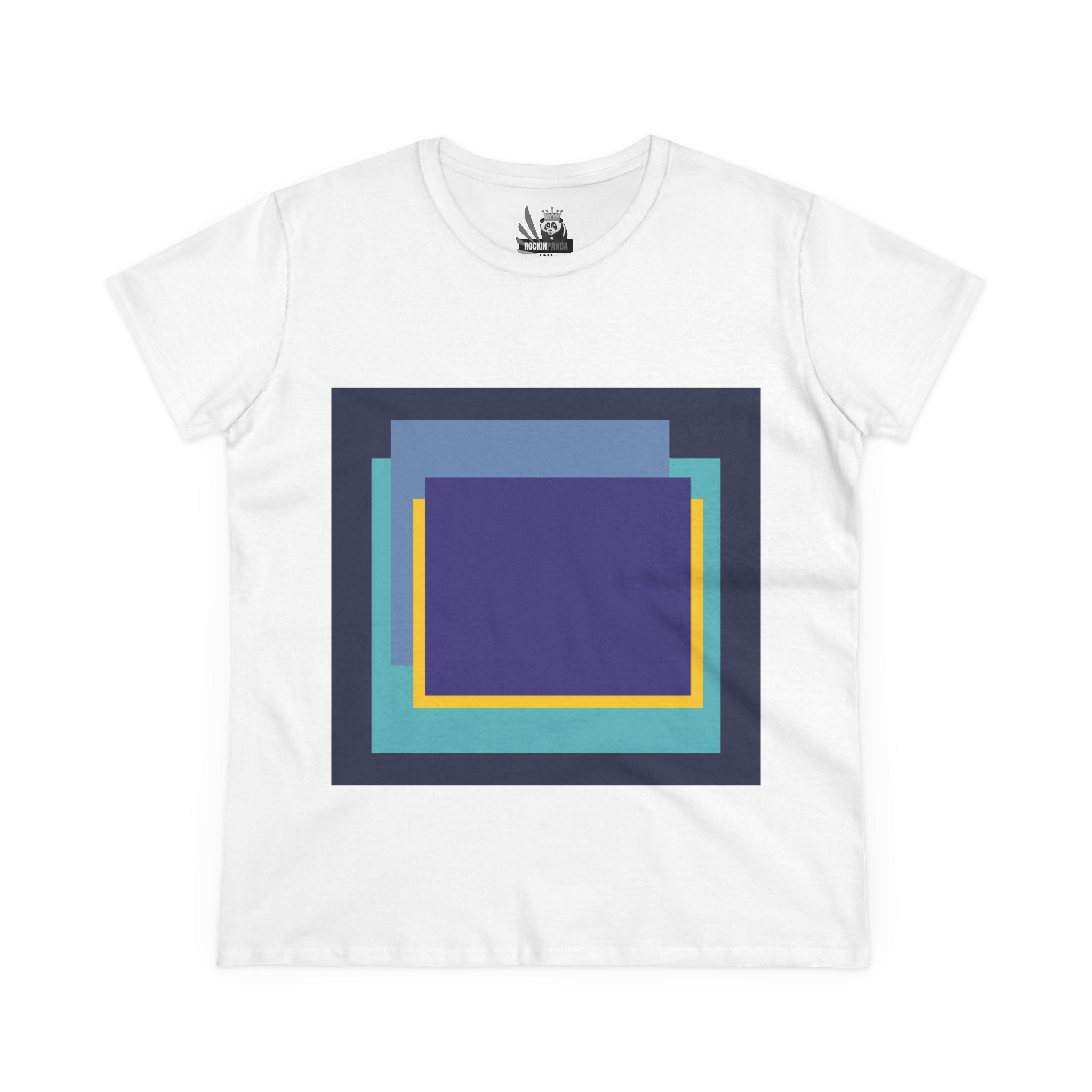 My Life in Purple Squares Cubed Contemporary Art Design Women&