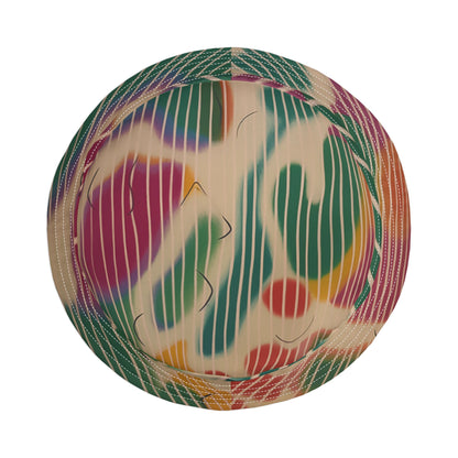 Hippie Groove Abstract Camo Stripe Tie-Dye Vibrant Bucket Hat