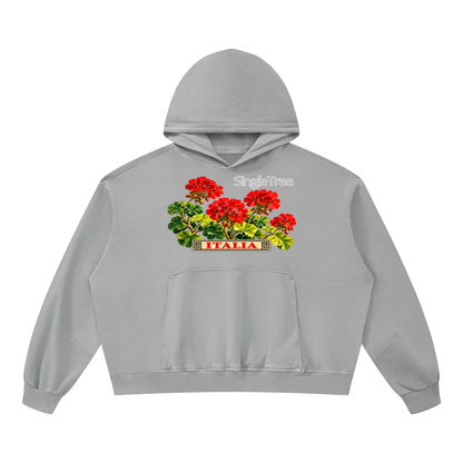 Amalfi in Springtime Unisex Boxy Vintage Washed Hoodie