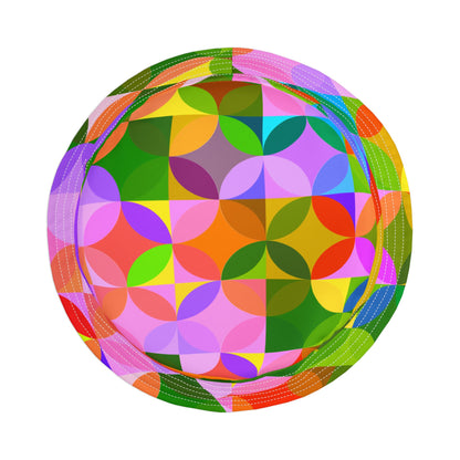 Trefoil in Rainbow Geo Vibrant Bucket Hat