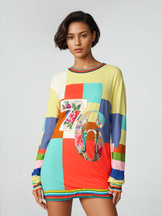 76 United Colorblock Unisex Sweatshirt (Gold Label)